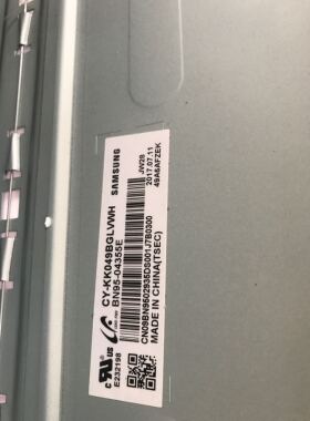 三星原装拆机PM49H LH49PMHPBGC/LH49PMHP灯条 屏CY-KK049BGLVWH