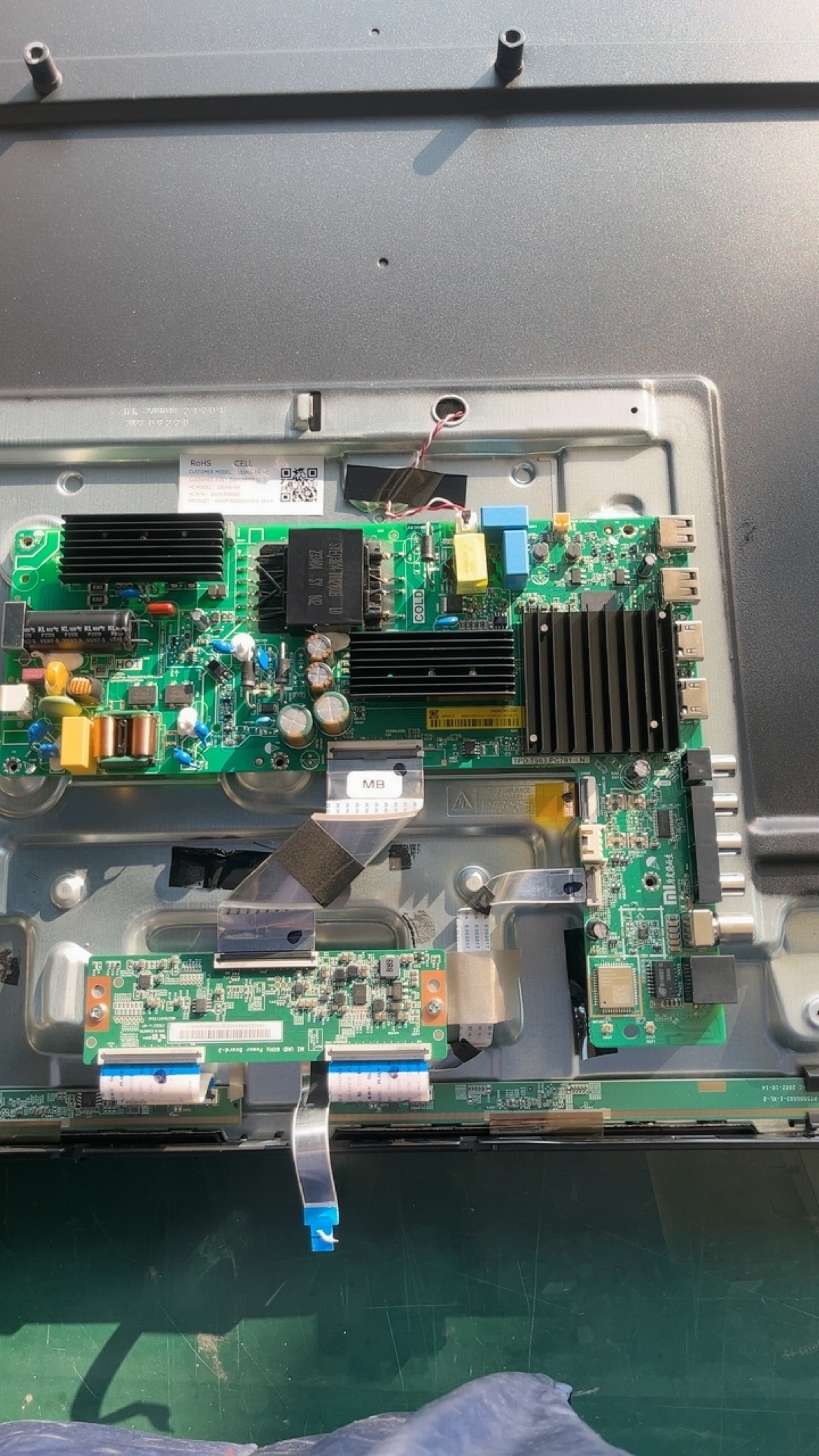 小米L55MA-EA主板TPD.T963.PC791(N)屏L55MA-EA-HC屏PT550GS03-1