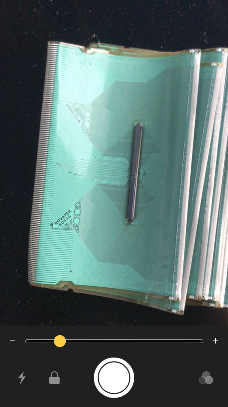 拆机COF模块成色好 NT61906H-C6033A 显微镜检测