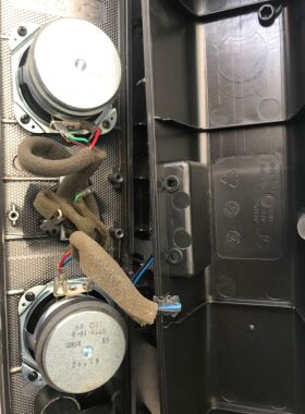 厦华37HU19内置喇叭ST70-16-R 12欧8W喇叭一对 送小喇叭