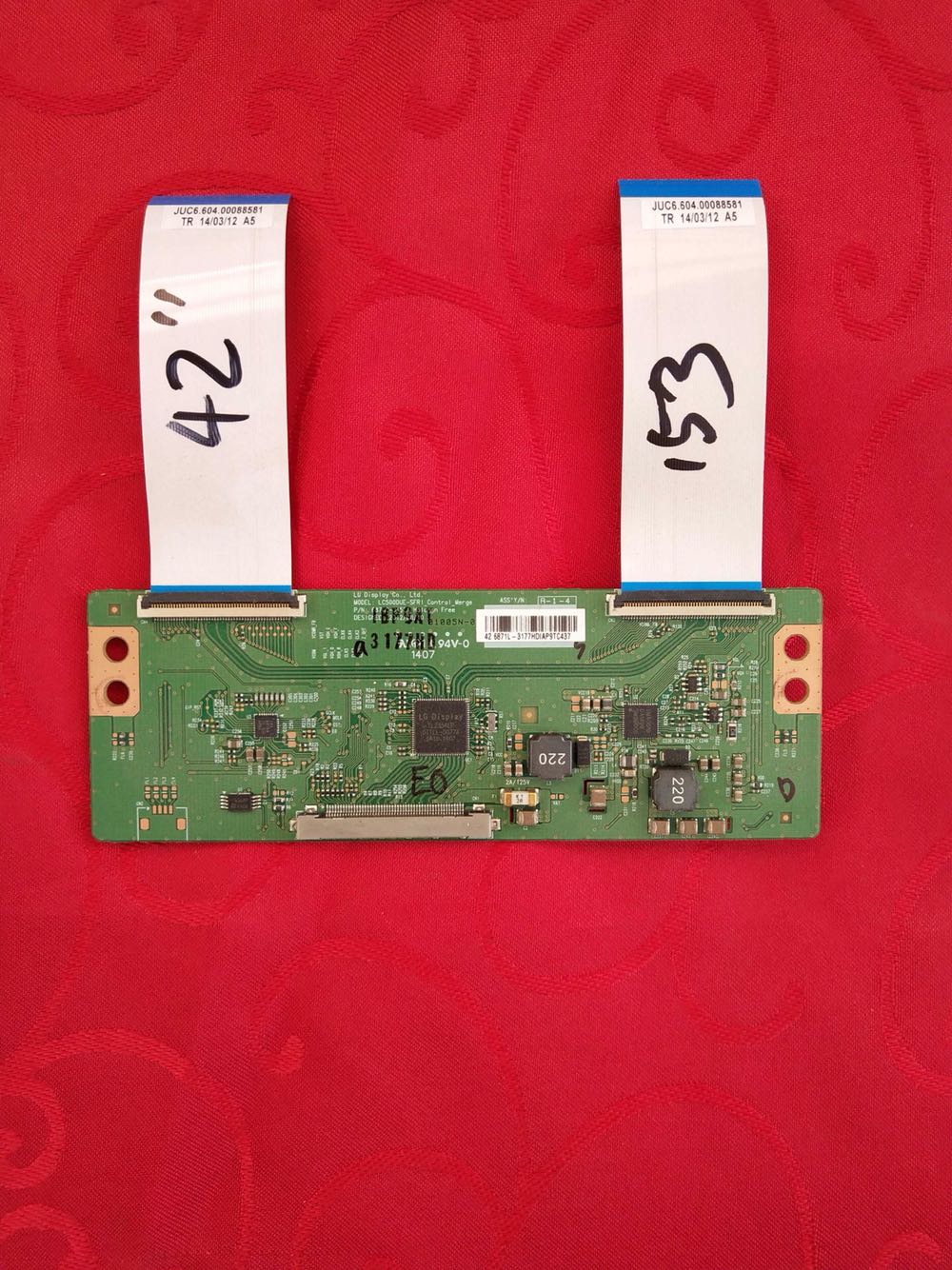 长虹LED42B2080n逻辑板6870C-0452A配屏C420F13-E2-L（493）