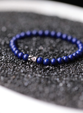 入锦女款青金石设计款弹力绳