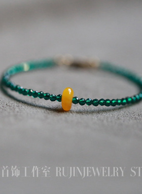 沧海刻面再生祖母绿黄水晶