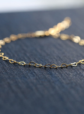 小甜心丨9k金心形小环手链