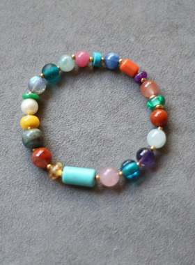 入锦女款多宝水晶设计款手串