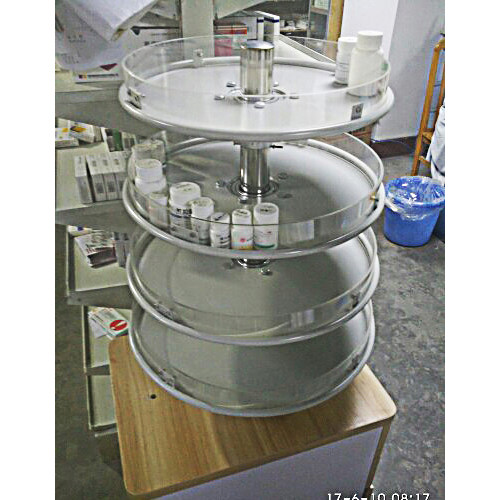 桌上四层小旋转药盘架 药店药架诊所小货架钢 取发药品展示架热卖