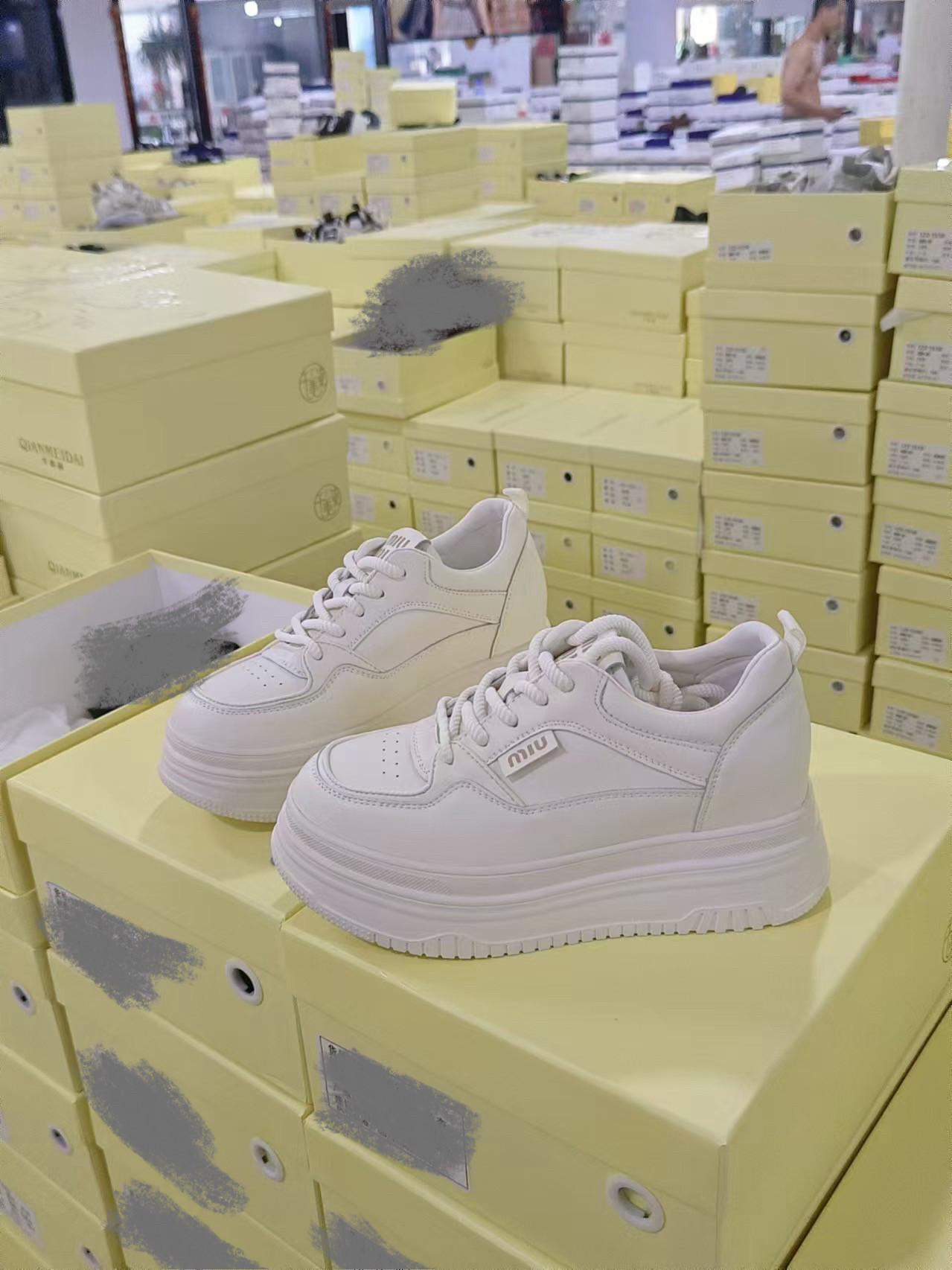2025新款包邮女鞋品牌真皮牛皮系带厚底内增高欧美时尚休闲小白鞋
