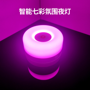 卧室情调氛围灯浪漫情趣气氛情侣房间睡眠灯床头桌灯充电式小夜灯