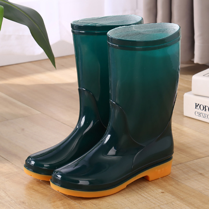 四季防水鞋时尚中筒套鞋雨鞋水桶雨靴女成人厨房防滑耐磨胶鞋胶靴,女鞋,雨鞋,淘宝优惠券,粉丝福利购,淘宝优惠卷