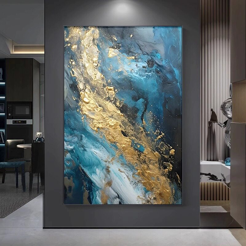 星空客厅装饰画抽象酒店挂画艺术