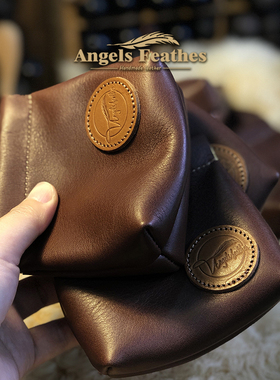 真皮手工制作文玩收纳袋首饰袋EDC收纳神器手串牛皮108盘玩