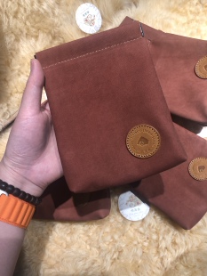 晴源斋真皮手工制作文玩收纳袋首饰袋EDC收纳神器手串牛皮108盘玩