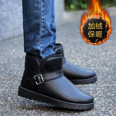 冬季保暖加厚棉鞋高帮防水雪地靴