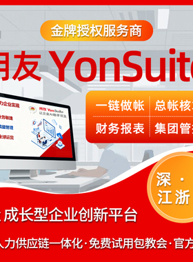 用友YonSuite财务软件 总账 财务管理SAAS 财务报表分析记账软件