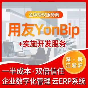 用友YonBIP企业管理数字化正版软件+实施开发服务系统二次开发