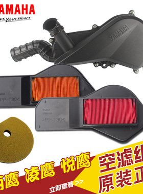 雅马哈丽鹰悦鹰凌鹰100空滤凌鹰125原装正品空气滤芯传动海绵包邮
