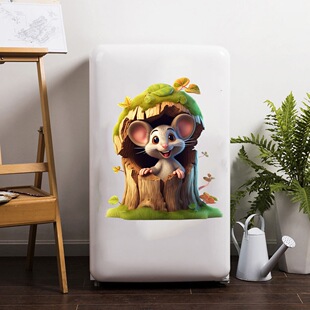 玻璃贴纸墙面瑕疵遮挡防水贴画自粘瓷砖遮丑创意冰箱贴马桶贴田园