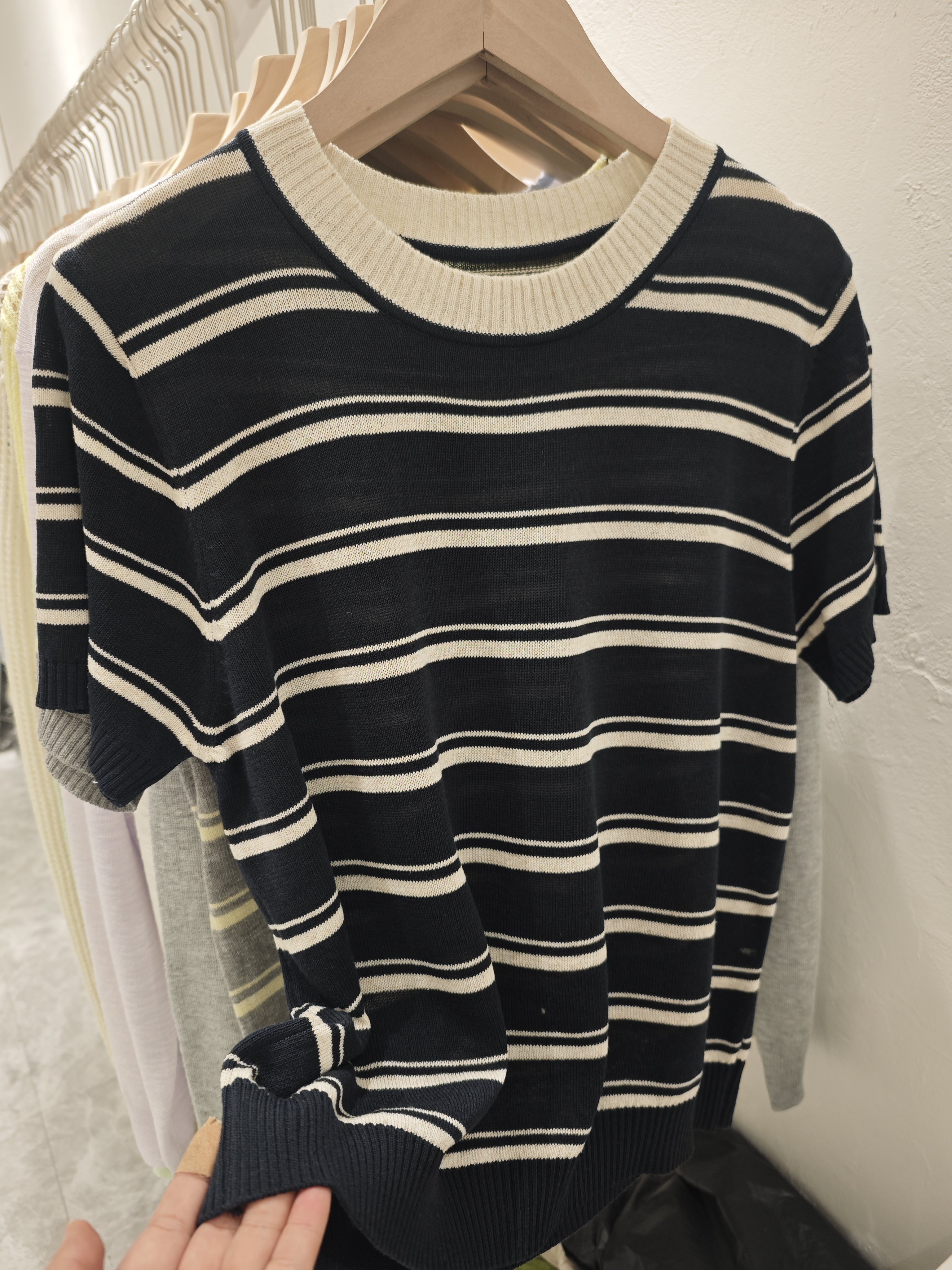 2026夏季新款圆领短袖针织衫毛针织衫