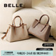 百丽女包新款 海鸥老花手提包单肩斜挎妈妈包大容量托特包X7238AX5