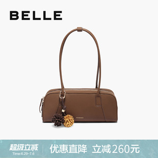 百丽包包女新款商场同款时尚miu系波士顿包大容量腋下包8547ACX5