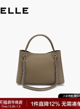 百丽包包女2025高质感通勤托特包超火真皮单肩斜挎手提包9867BAX5