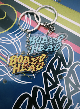 BOARDHEAD亚克力钥匙扣书包挂件