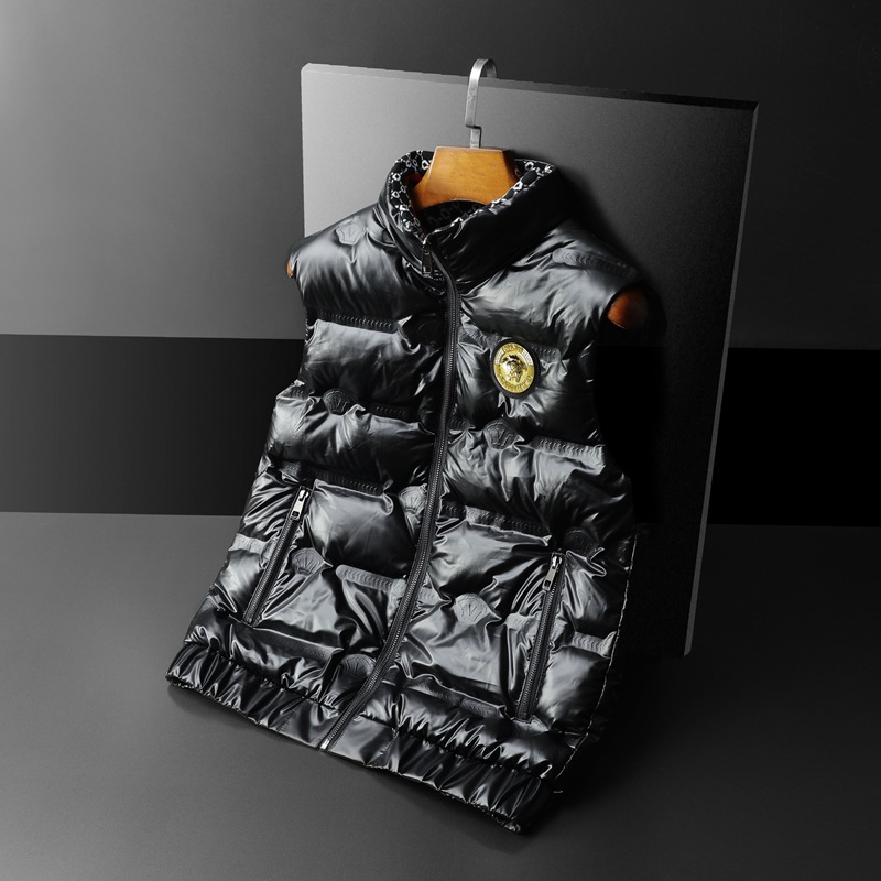 欧洲站 男士立领羽绒马甲 90绒 29033