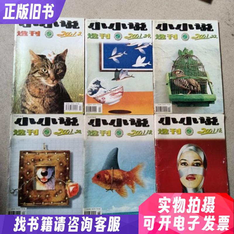 小小说选刊2001/2、13、18、20、22、24共6本合售