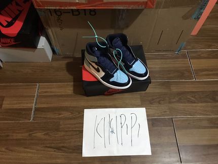 AIR JORDAN 1 UNC 篮球鞋 AJ1 漆皮北卡蓝 全明星 CD0461-401