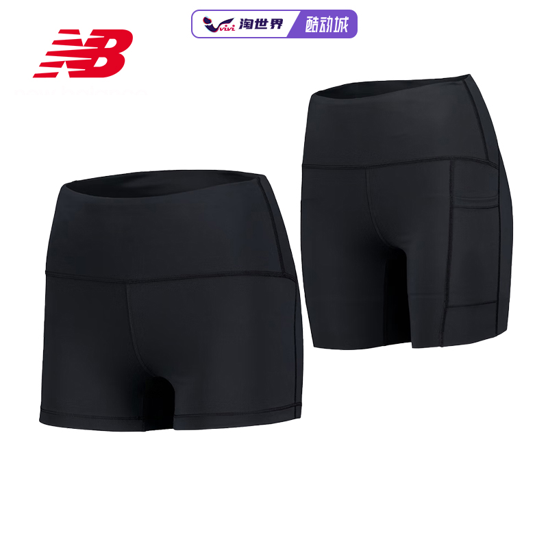 NEWBALANCE女针织短裤运动休闲