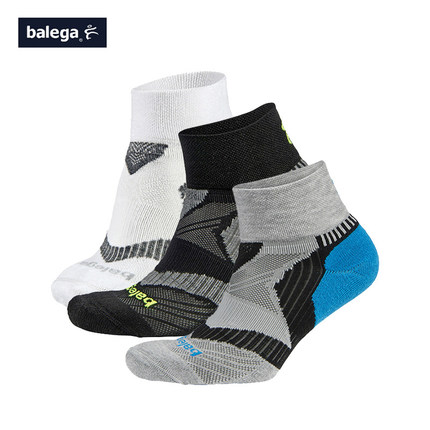 美国Balega倍佳马拉松越野跑步缓冲缓震袜子Enduro Vtech Quarter
