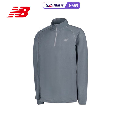 NEW BALANCE/男长袖T恤时尚NB防风户外百搭新款MT41083