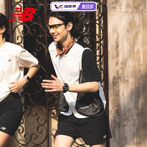 NEWBALANCE男梭织马甲运动服