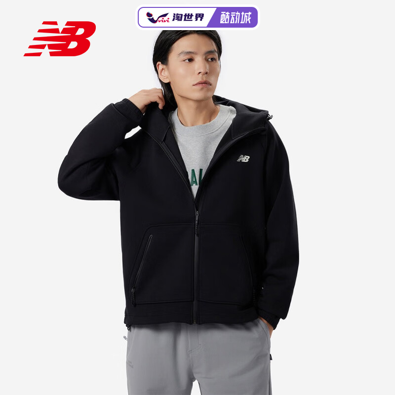 NewBalance男款运动针织外套