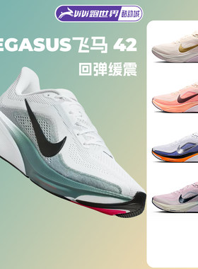 Nike/耐克ZOOM PEGASUS 飞马42 男女路跑鞋缓震透气回弹跑步鞋