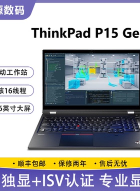 99新联想ThinkPad P15 Gen2 i7独显4G移动工作站15.6寸笔记本电脑