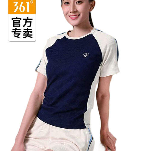 361女新款秋季短袖运动半袖上衣