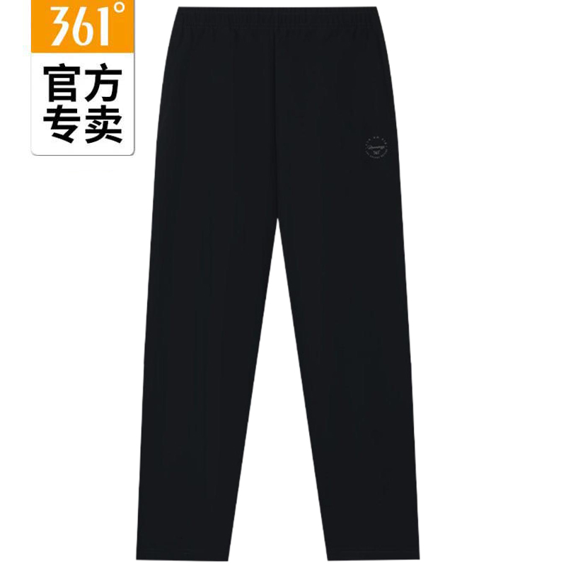 361度春女款拉链百搭速干直筒裤