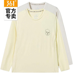 56Z512103 2025春秋简约百搭运动衫 361度女士圆领长袖 T恤速干新品