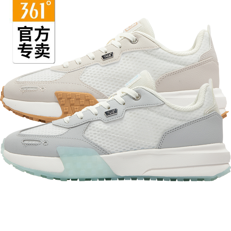 361°女夏季网面透气复古文化鞋