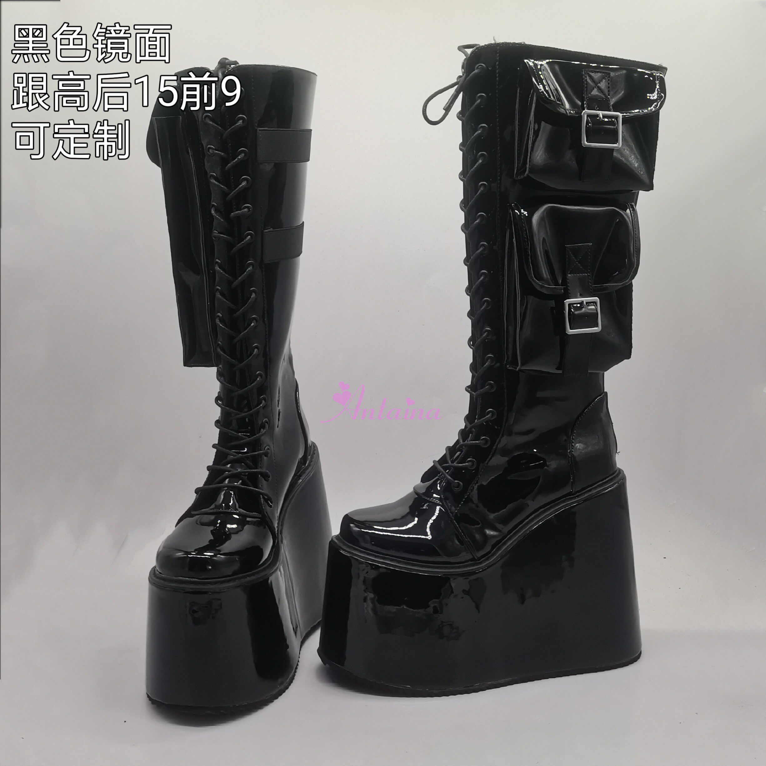 antaina松糕厚底鞋亚文化朋克小众帅气情侣款男生女生可定制2328