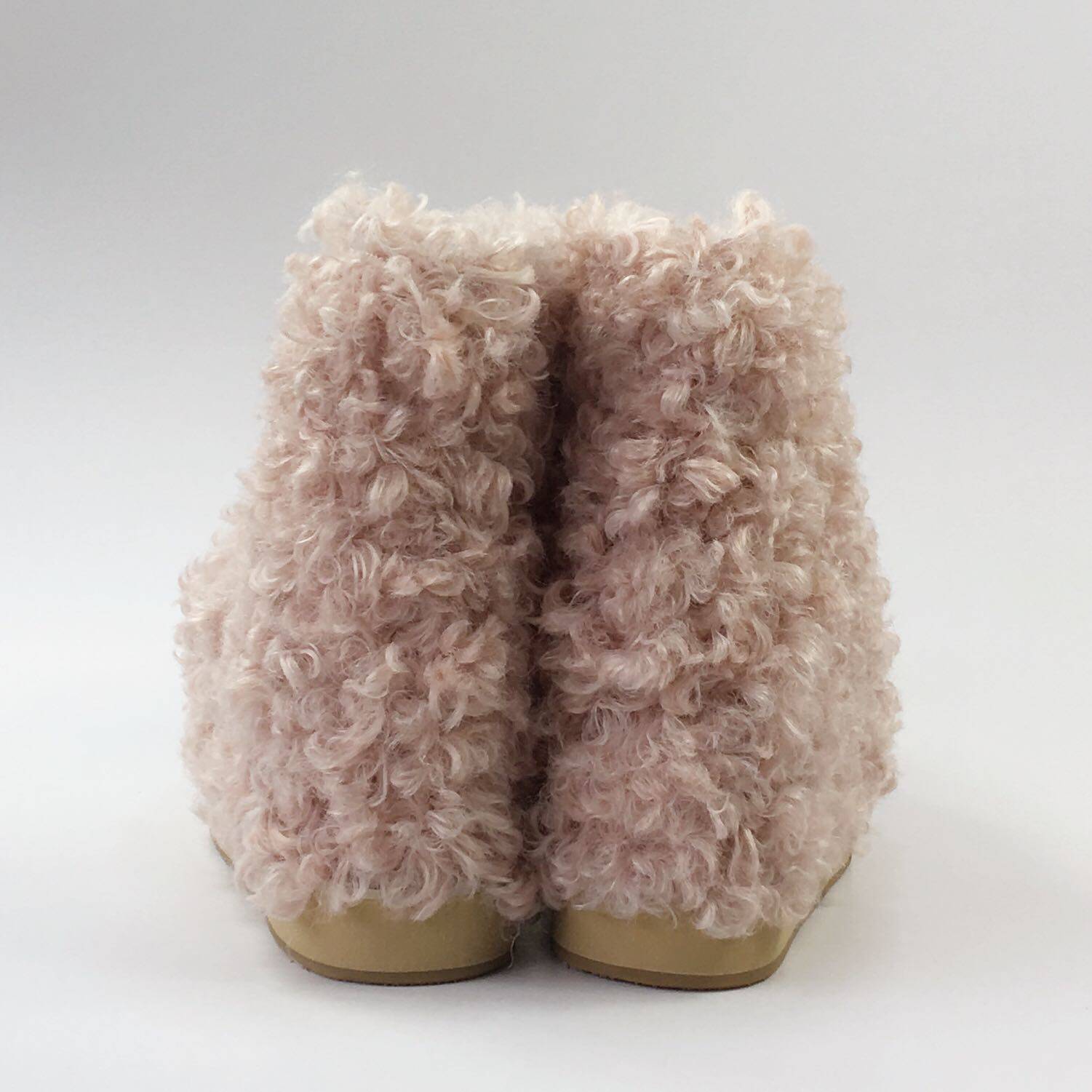 ANTAINA NEW CURLY WOOL SHOES ANKLE BOOTS BOOTS TARO PLATFORM WEDGES SIZE SIZE CUSTOM 7801