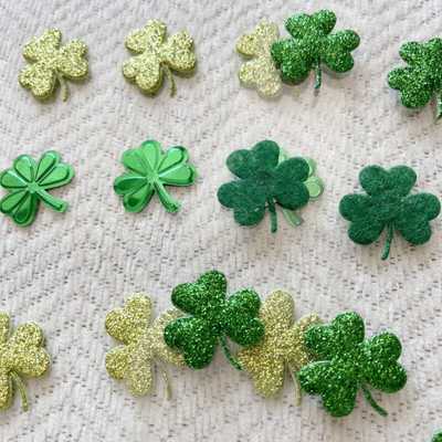 四叶草贴纸幸运草贴画