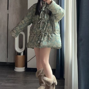 亲妈~2025冬新设计师款盘口老花羽绒服