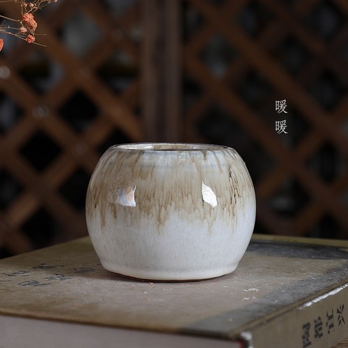 F476#圆钵自在屋精选/特价釉盆
