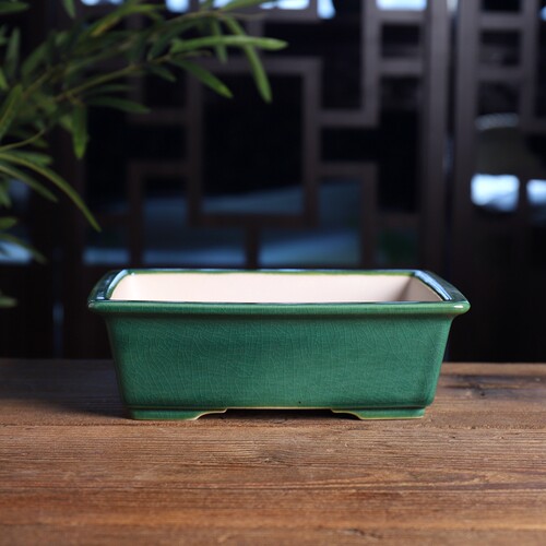 马槽盆张治高档手工精品绿植釉盆