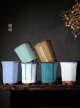 陶瓷超小窑变釉色精美特价花盆