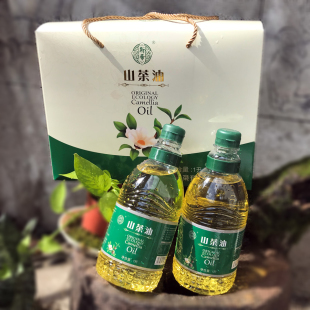 常山茶油2L礼盒中国油茶之乡物理压榨一级纯茶籽高山采摘日晒充足