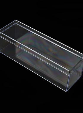 PS塑料盒长方形219x70x68 加高透明展示盒手办饰品收纳盒天地盖