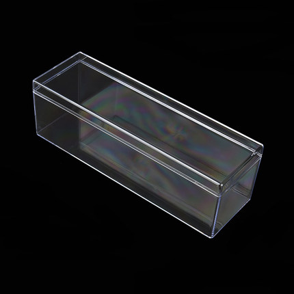 PS塑料盒长方形219x70x68 加高透明展示盒手办饰品收纳盒天地盖